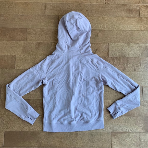 *SOLD* LULULEMON Coast Hoodie Smoky Blush Size 6 Sweater - Picture 11 of 12